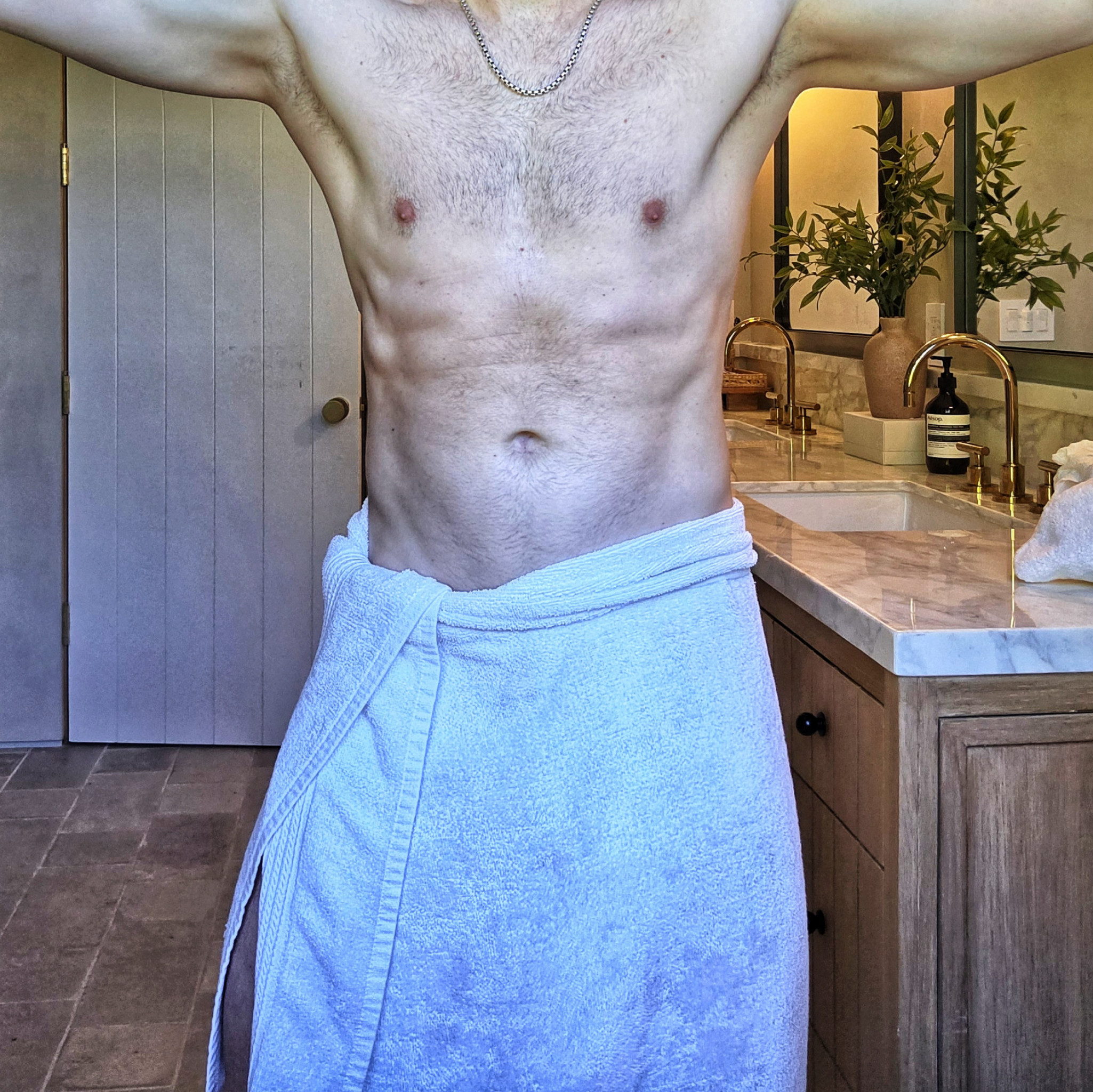 Sweaty Gym Towel White